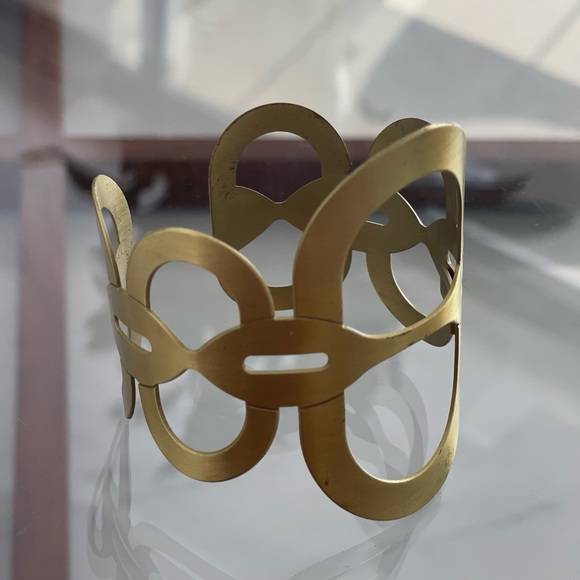 ✨ Missoni Gold / Brass Cuff Bracelet - Vintage ✨ - Picture 2 of 8